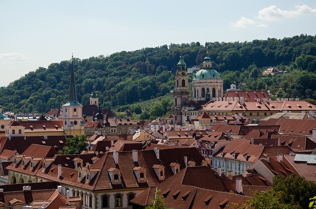 pohled na Petřín